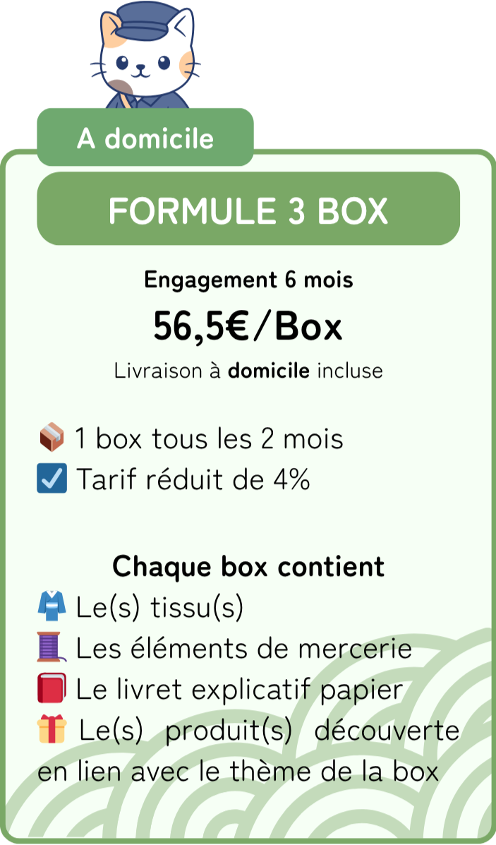 Abonnement 3 Box - Domicile