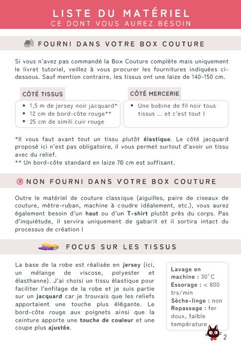 La Box Couture inspi' Kiki La Petite Sorcière