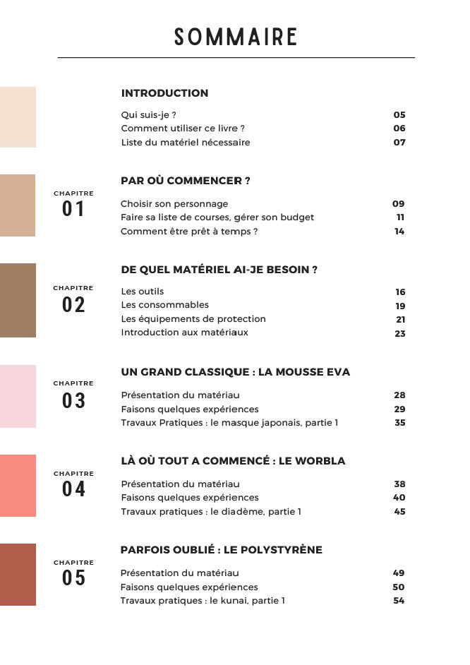 Le Petit Guide du Cosplayeur Débutant - Volume 1 - Spécial Craft
