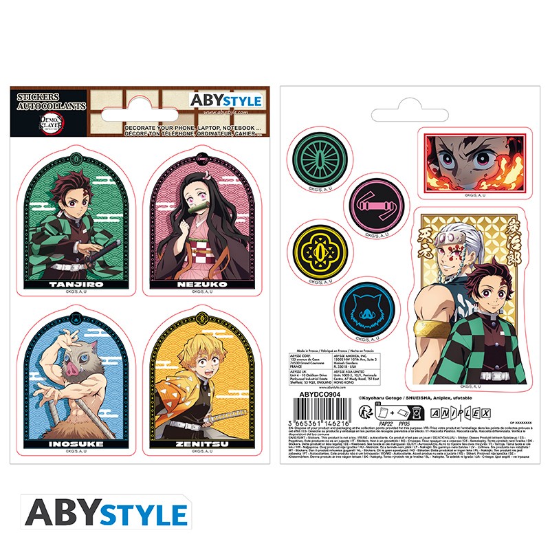 Demon Slayer - Stickers -16x11cm / 2 planches - Quartier des plaisirs