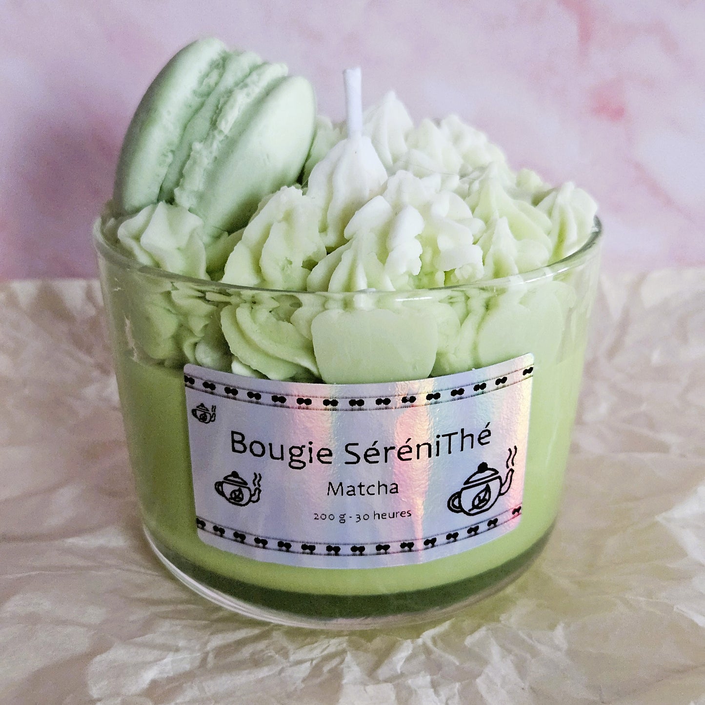 Bougie Séréni'Thé - Senteur Thé Vert - 01