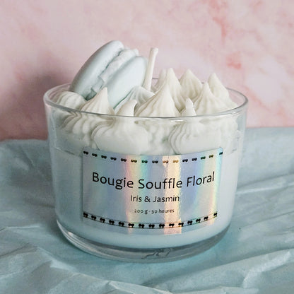 Bougie Souffle Floral - Senteur Iris & Jasmin - 02