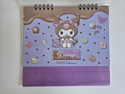 🗓️ Calendrier de Bureau 2025 Kuromi – Sanrio Japon
