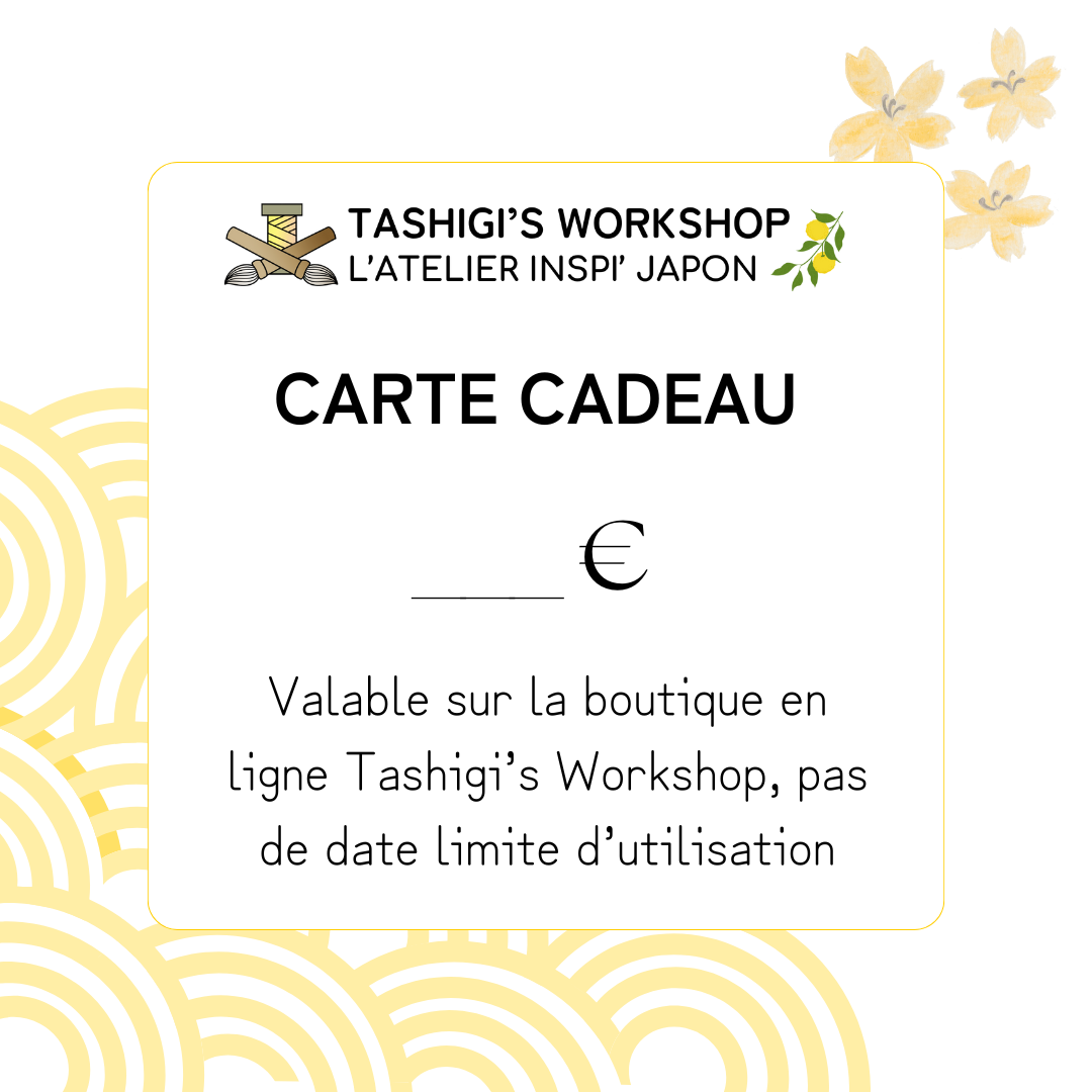 Carte-cadeau Tashigi's Workshop