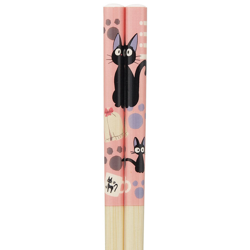 🥢 Baguettes 21 cm – Empreintes de pattes Jiji – Kiki la Petite Sorcière