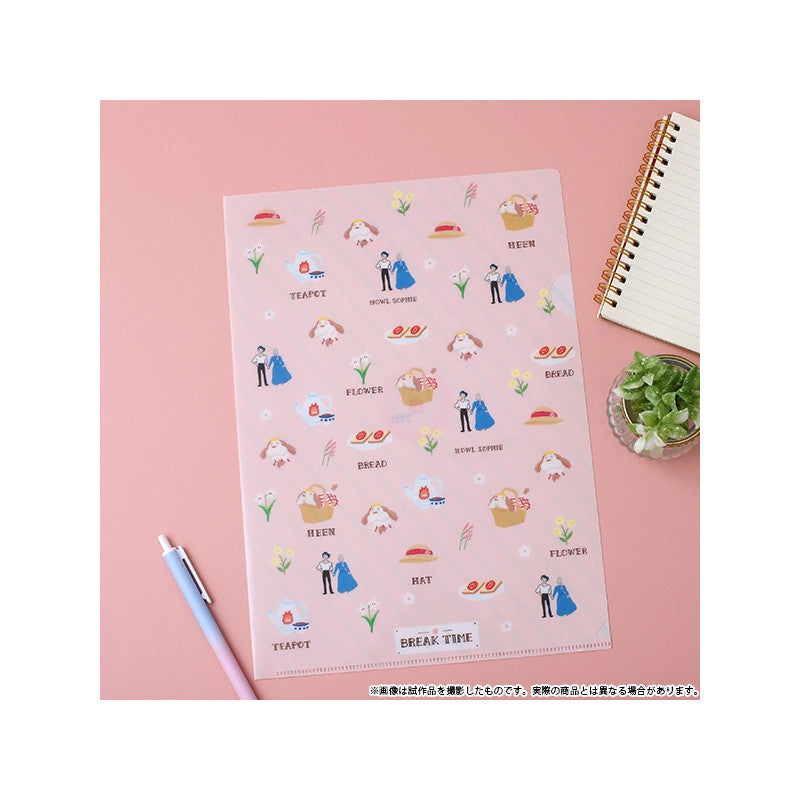 🌸 Clear file A4 Break Time Fleurs – Le Château Ambulant