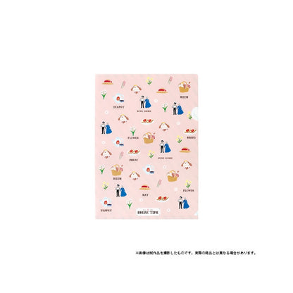 🌸 Clear file A4 Break Time Fleurs – Le Château Ambulant