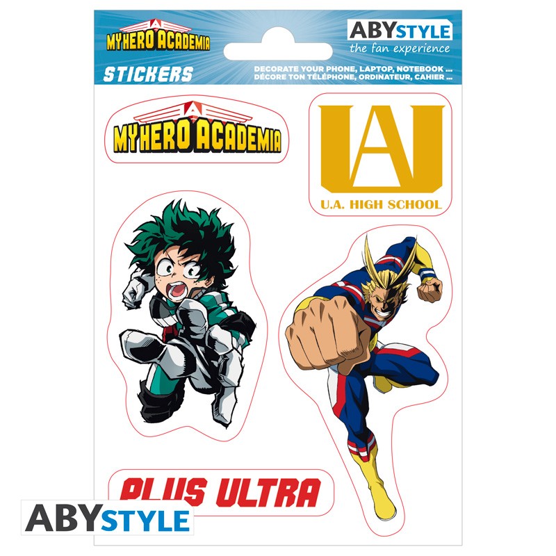 🦸‍♀️ My Hero Academia - Stickers - 16x11cm / 2 planches - UA High School