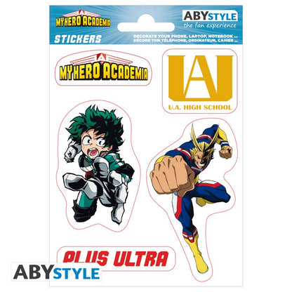 🦸‍♀️ My Hero Academia - Stickers - 16x11cm / 2 planches - UA High School