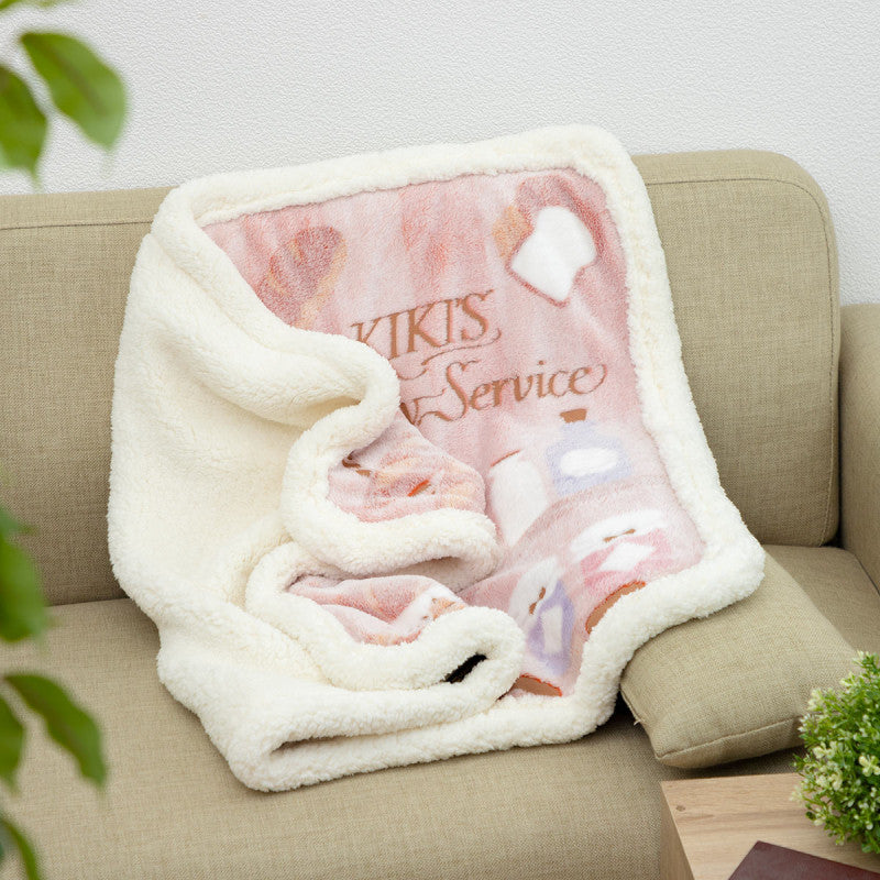 🐾 Plaid Fluffy Boulangerie de Jiji – Kiki la Petite Sorcière