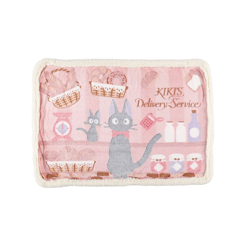 🐾 Plaid Fluffy Boulangerie de Jiji – Kiki la Petite Sorcière