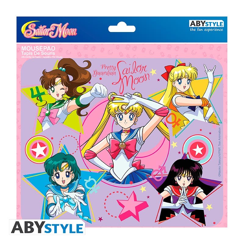 🌙 Sailor Moon - Tapis de souris souple - Sailor guerrières