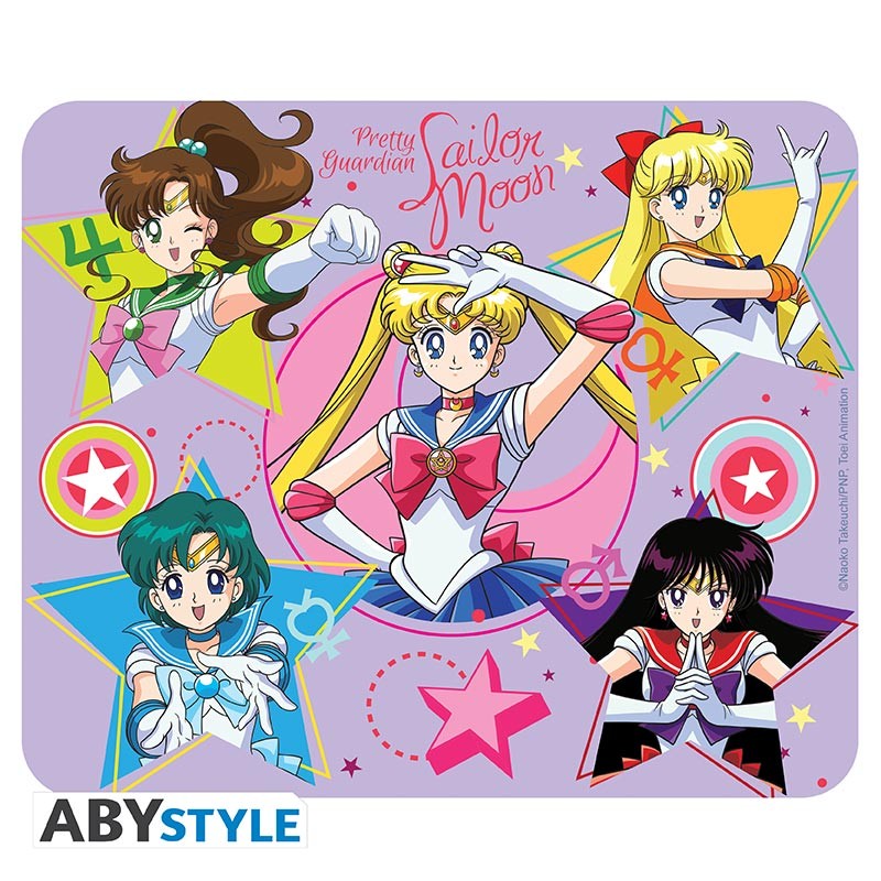 🌙 Sailor Moon - Tapis de souris souple - Sailor guerrières